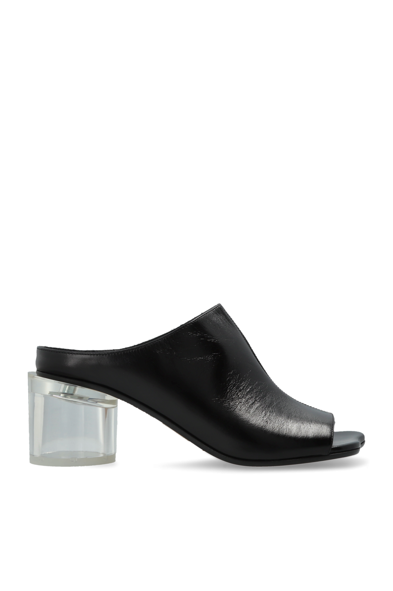 MM6 Maison Margiela Leather heeled mules | Women's | Vitkac
